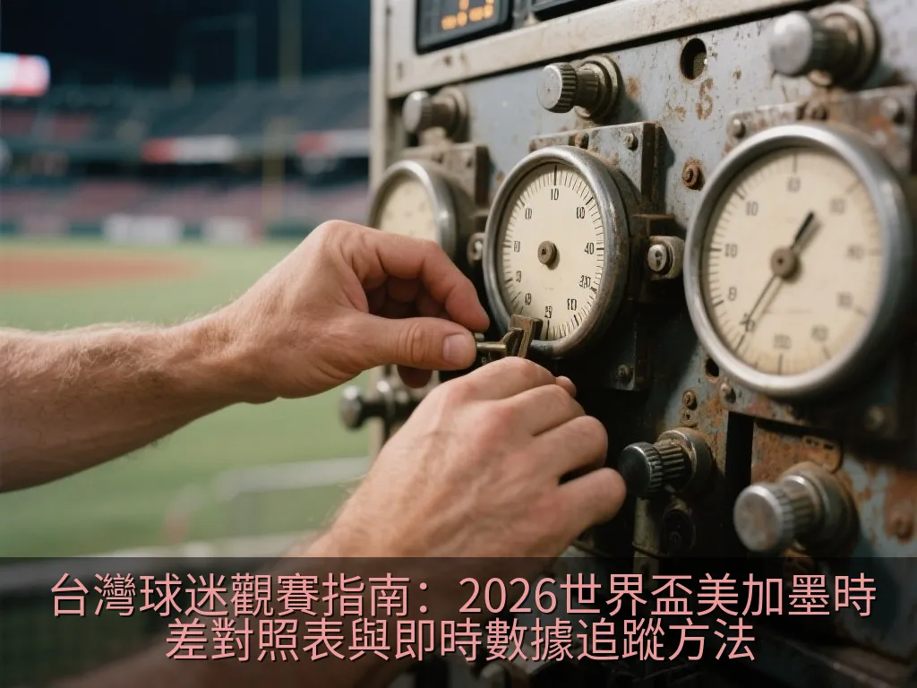 台灣球迷觀賽指南：2026世界盃美加墨時差對照表與即時數據追蹤方法